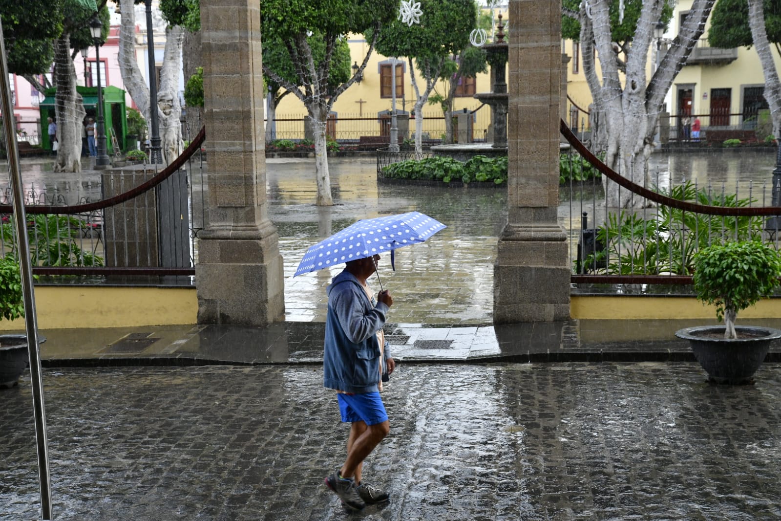 Llega la lluvia a Gran Canaria