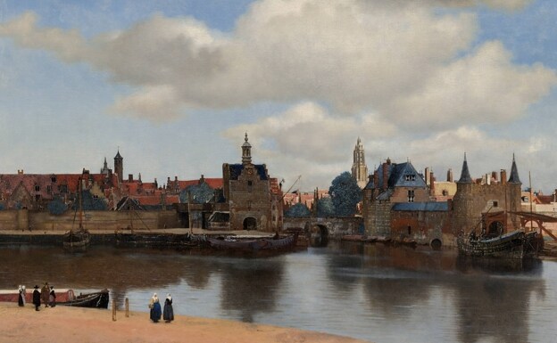'Vista de Delft', Johannes-Vermeer-1658. 