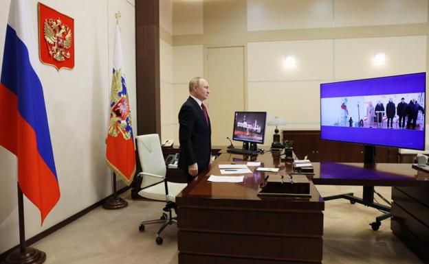 El presidente ruso, Vladímir Putin, en una imagen de archivo. 
