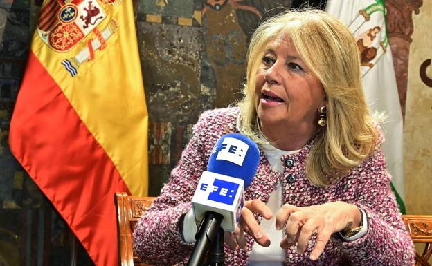 Ágeles Muñoz, senadora y alcaldesa de Marbella. /EFE