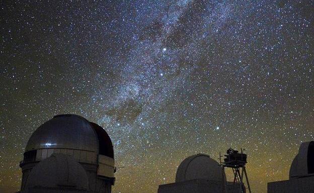 View of space near the Dark Energy Chamber, in Chile.
